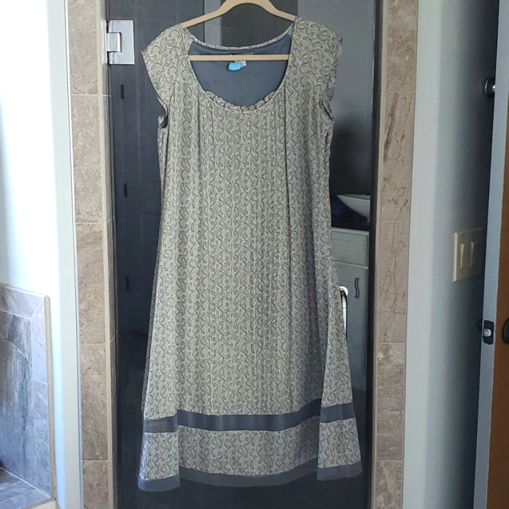 Ladies Isabella Bird silk tea length dress,  sz 12P